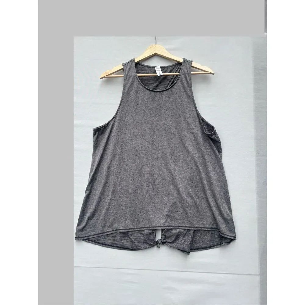 YOGALICIOUS INDIGO Women’s Gray TANK TOP SZ XL